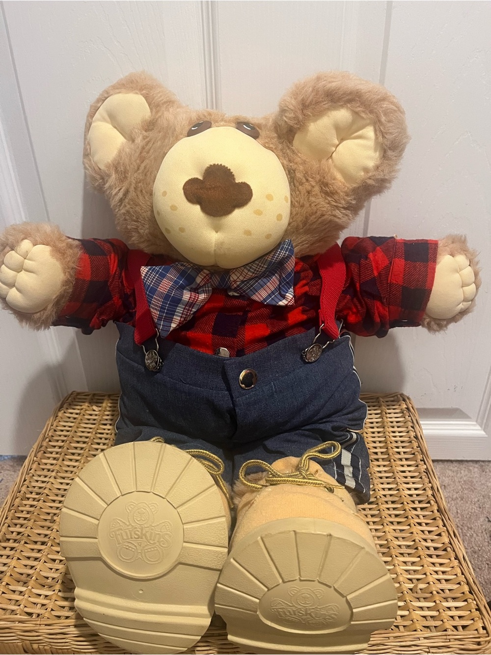 FURSKINS VTG Xavier Roberts 1980s Farrell Furskin plush bear
